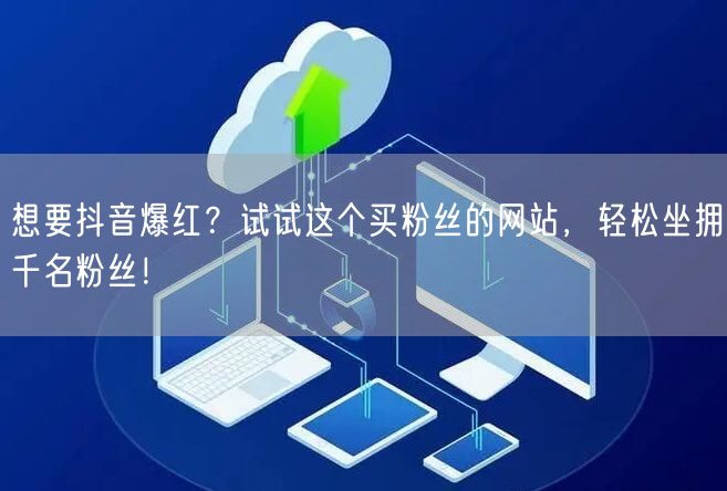 想要抖音爆红？试试这个买粉丝的网站，轻松坐拥千名粉丝！