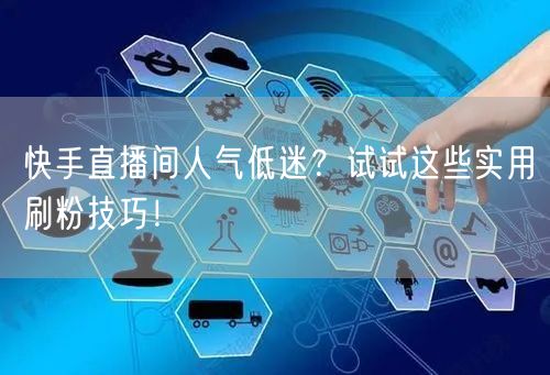 快手直播间人气低迷？试试这些实用刷粉技巧！